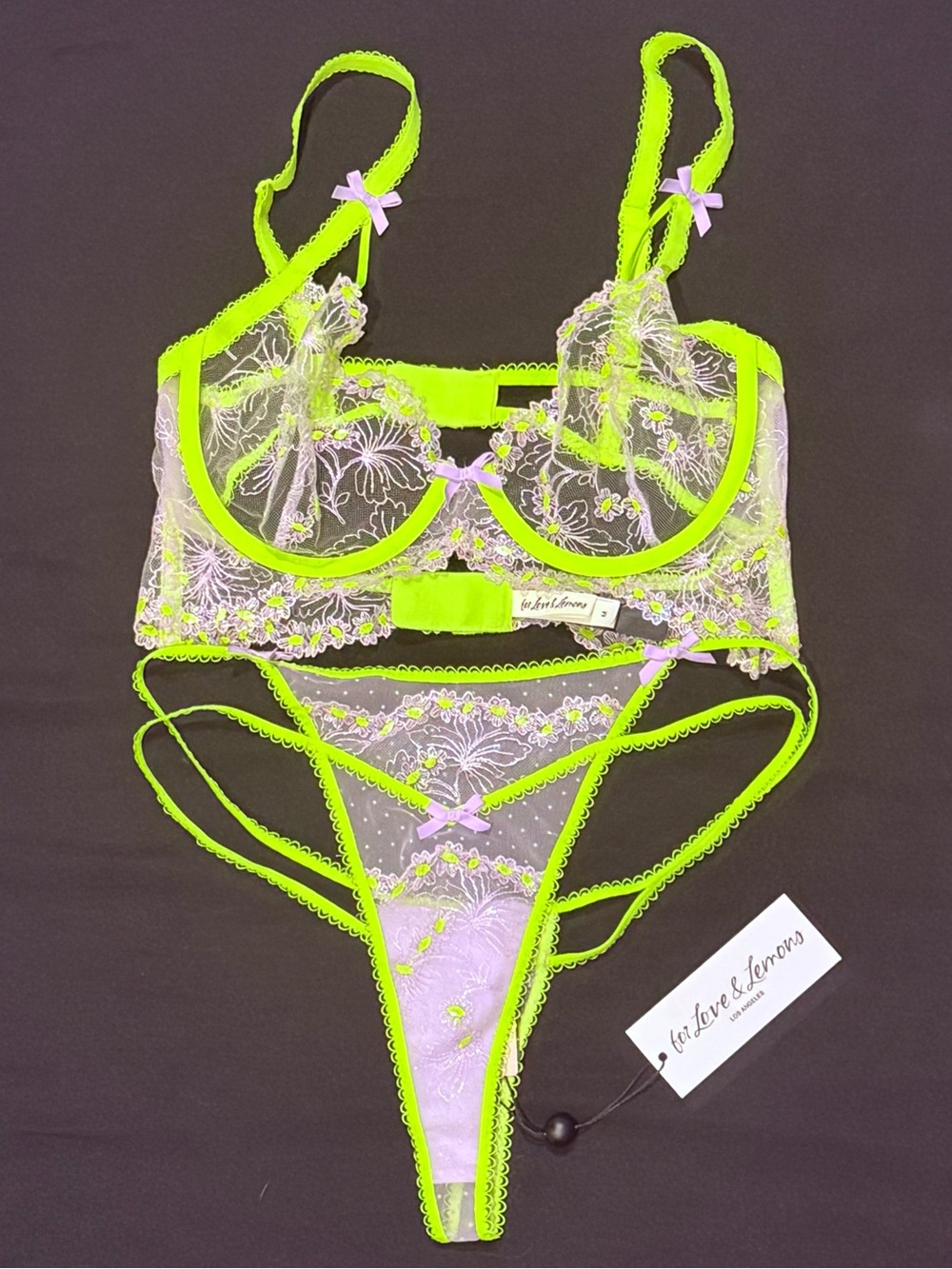 For Love & Lemons Neon Buttercup Set